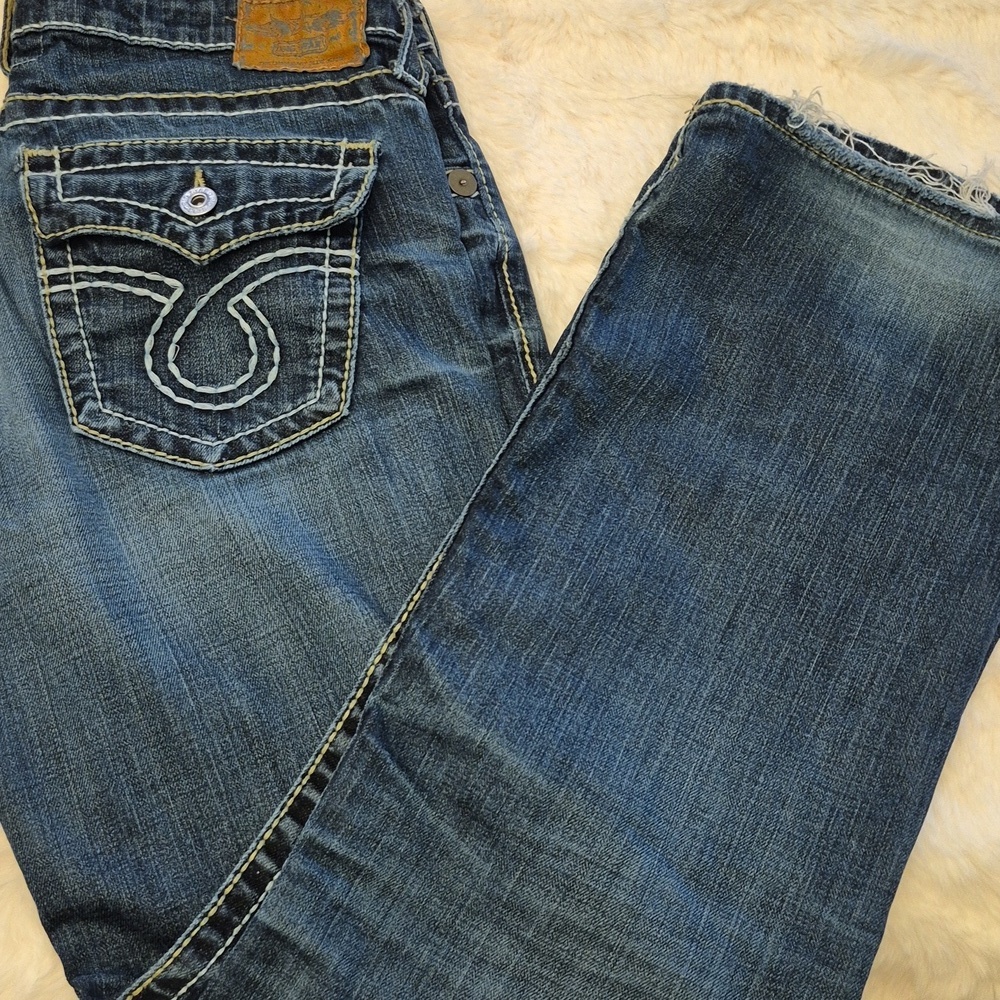 Big Star:"Liv" Jeans Made In USA.32"×30"(#2066B)